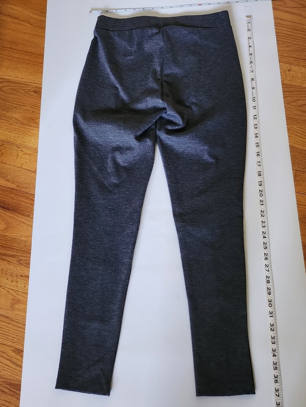 Lot Of 2 Michael Kors Gray and Brown Ponte Skinny Pants - Gold Accent - Picture 15 of 16